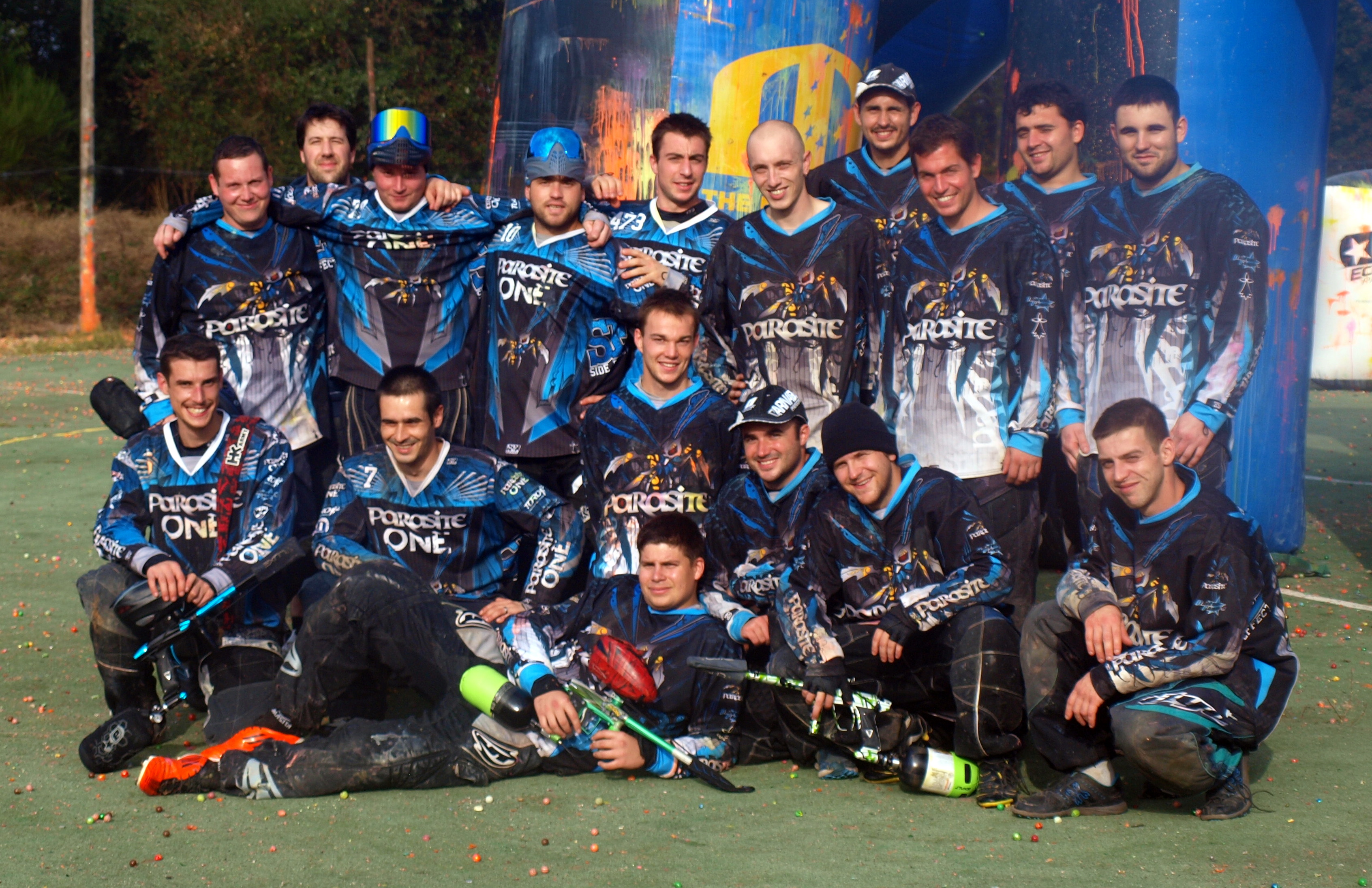 the french team the parasites paintball